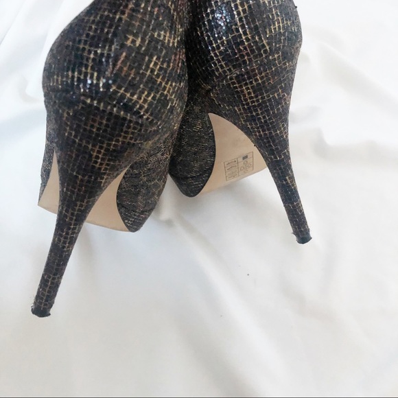 MICHAEL KORS Sequin Peep Toe Heels FREE SHIPPING! - Picture 9 of 11